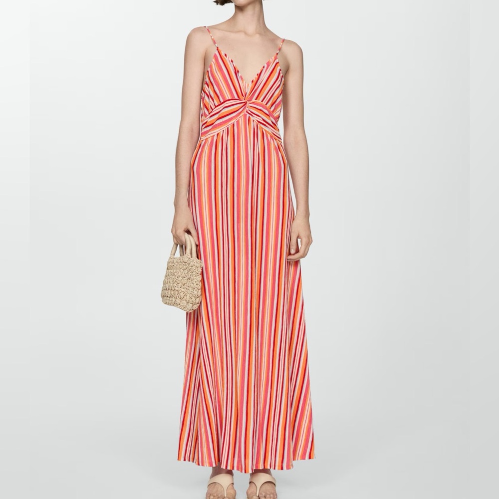 NWT Mango Striped Print Dress